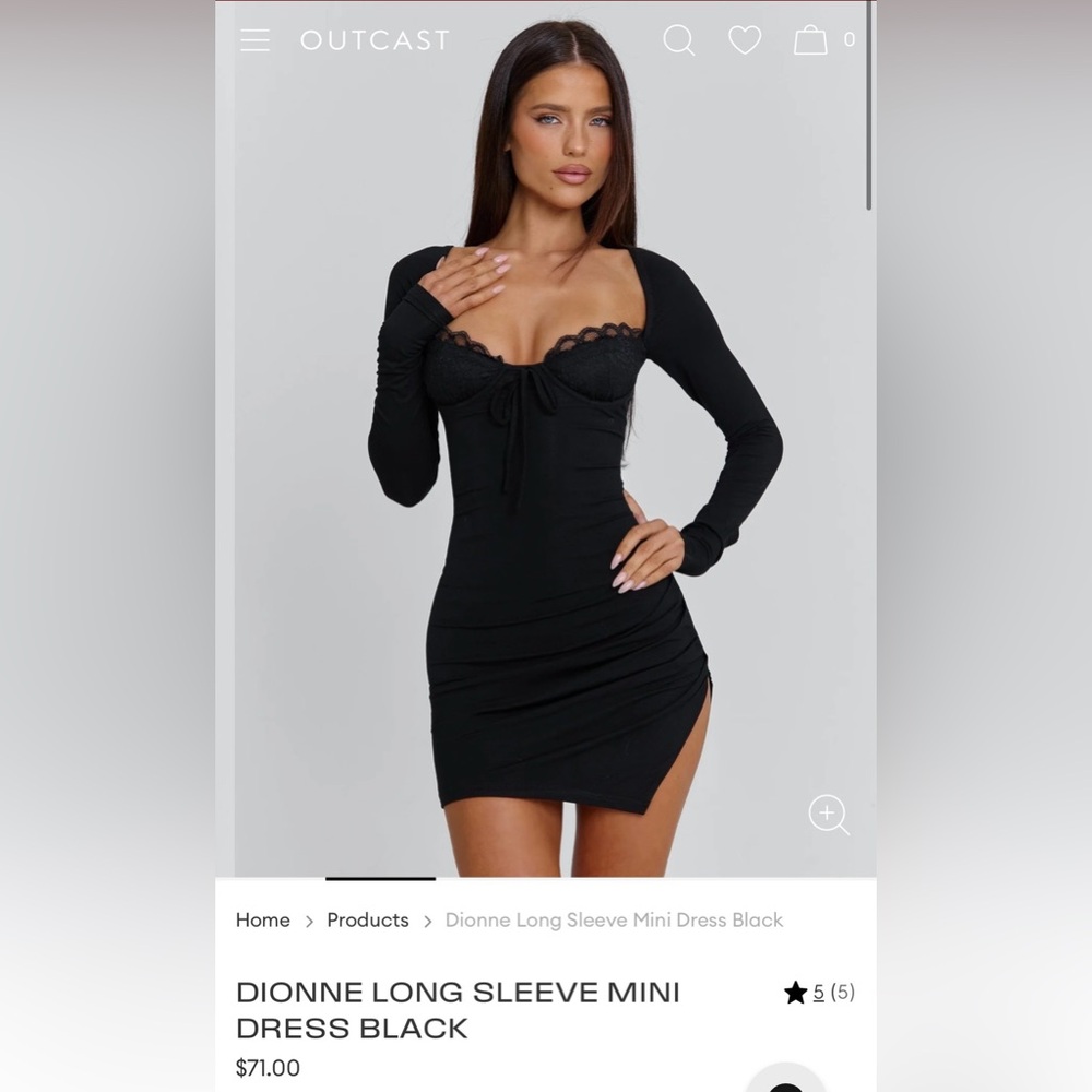 Dionne Long Sleeve Mini Dress